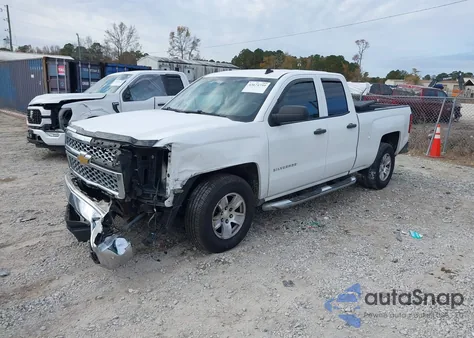 2014 Chevrolet Silverado 1500 1Lt из США, поврежденный, VIN 1GCRCREC4EZ400801